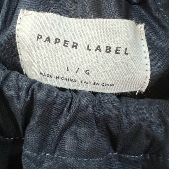 NWOT Paper Label, Navy blue, cotton, maxi length, halter dress by PaperLabel. - Picture 7 of 7